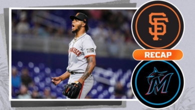 san francisco giants vs miami marlins match player stats​