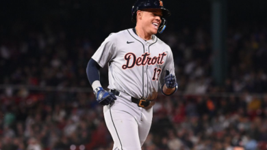 Detroit tigers vs red sox match player stats