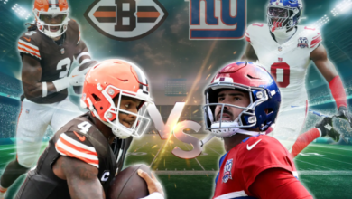 Cleveland Browns vs New York Giants Match Player Stats