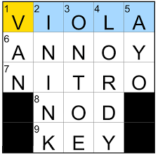 age 18 nyt crossword​